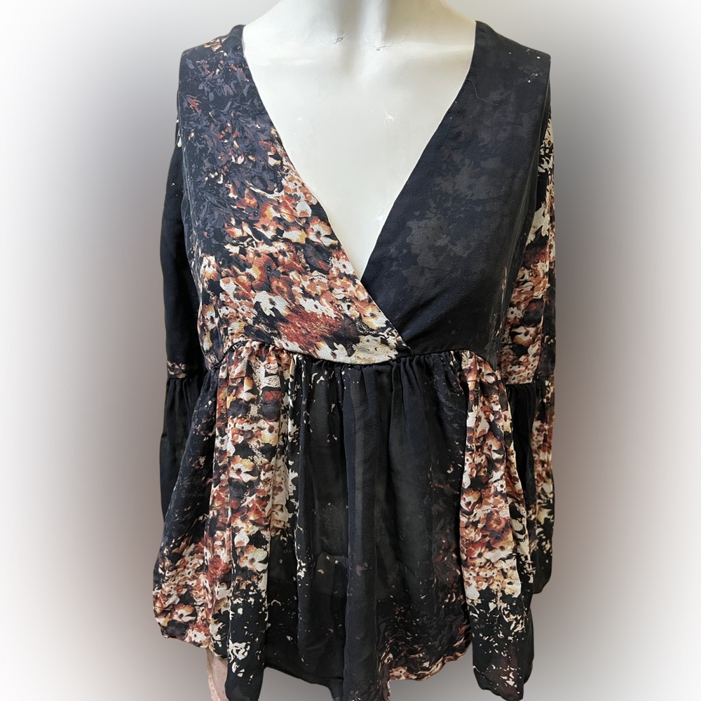 Intermix NWOT Boho Blouse